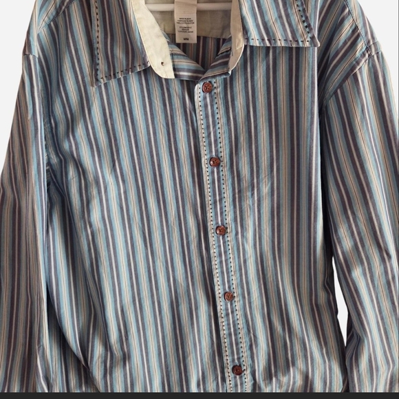 Guess Long Sleeve Shirt Y2K Size M - Picture 3 of 3